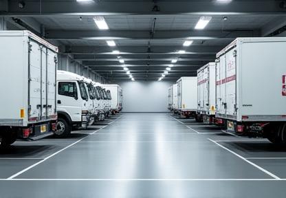 Monitored secure vehicle storage facility inside Britannia's London premises