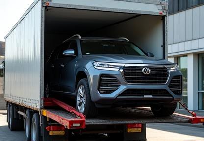 Secure vehicle transport to a London dealership